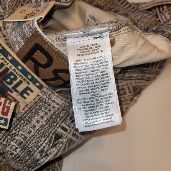 Ralph Lauren RRL Southwestern Printed Vintage Straight Leg Jeans - Picture 13 of 14